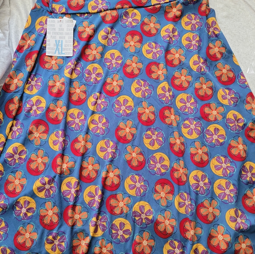 LuLaRoe Azure Skirt XL